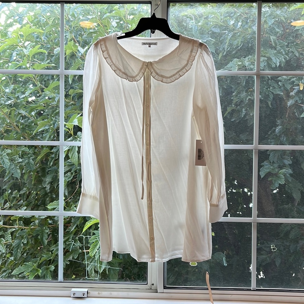 Reformation collared dress